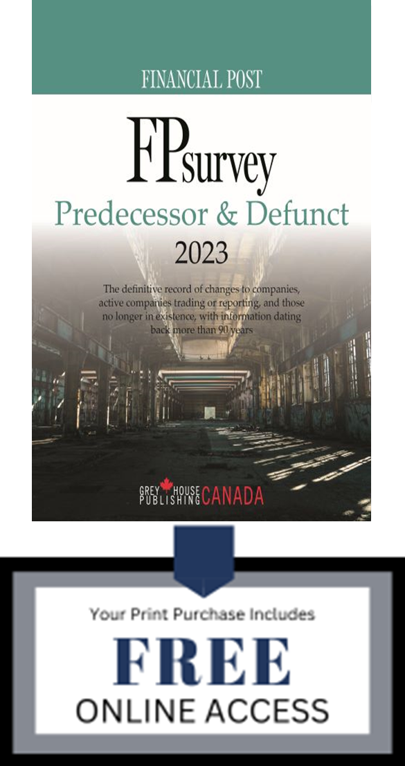 FP Survey - Predecessor & Defunct, 2022