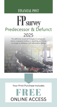 FP Survey - Predecessor & Defunct, 2025