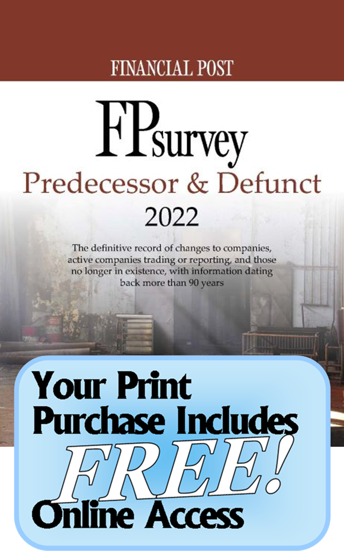 FP Survey - Predecessor & Defunct, 2021