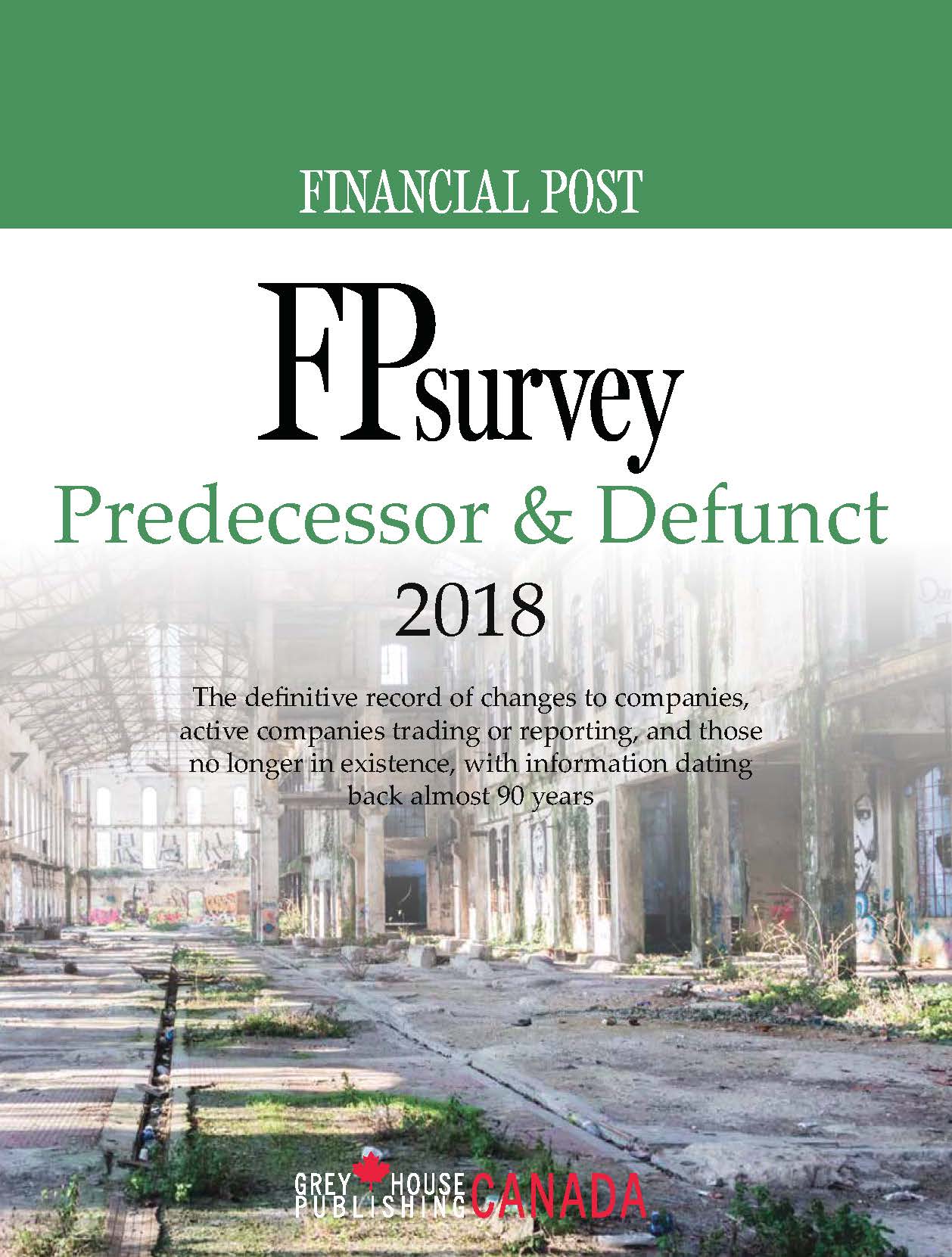 FP Survey - Predecessor & Defunct, 2018